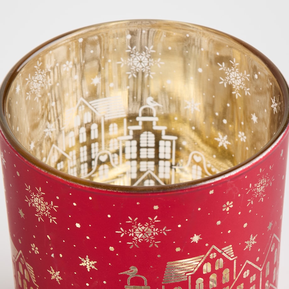 Świecznik Hausik z motywem domku