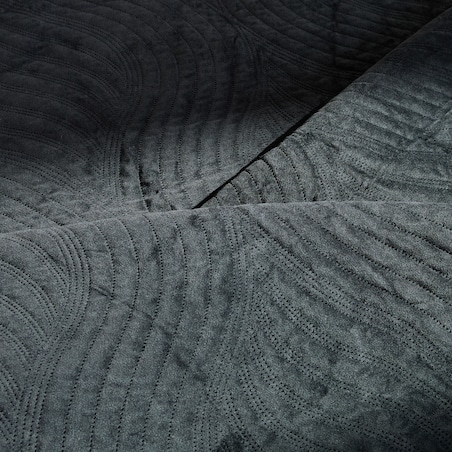 Jednokolorowa narzuta na łóżko z wytłoczonym wzorem Kaylin 200x220 cm