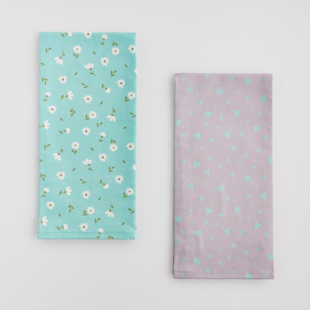 Komplet Ścierek Avis 45x65 cm z motywem serca