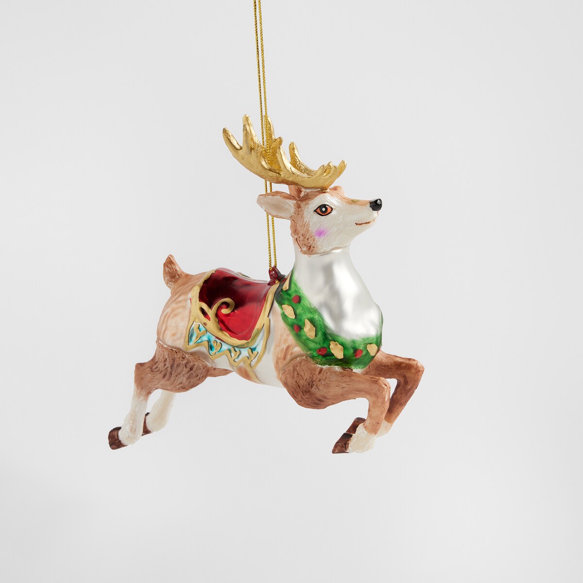 Bombka szklana Nuzzle z motywem renifera