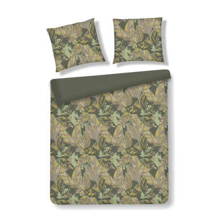 Pościel Z Mikrofibry Clovari 160x200 cm z motywem liściastym