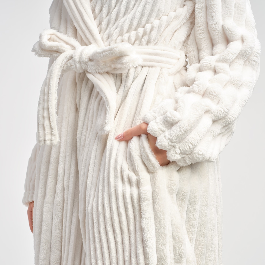 Szlafrok Divite z motywem geometrycznym