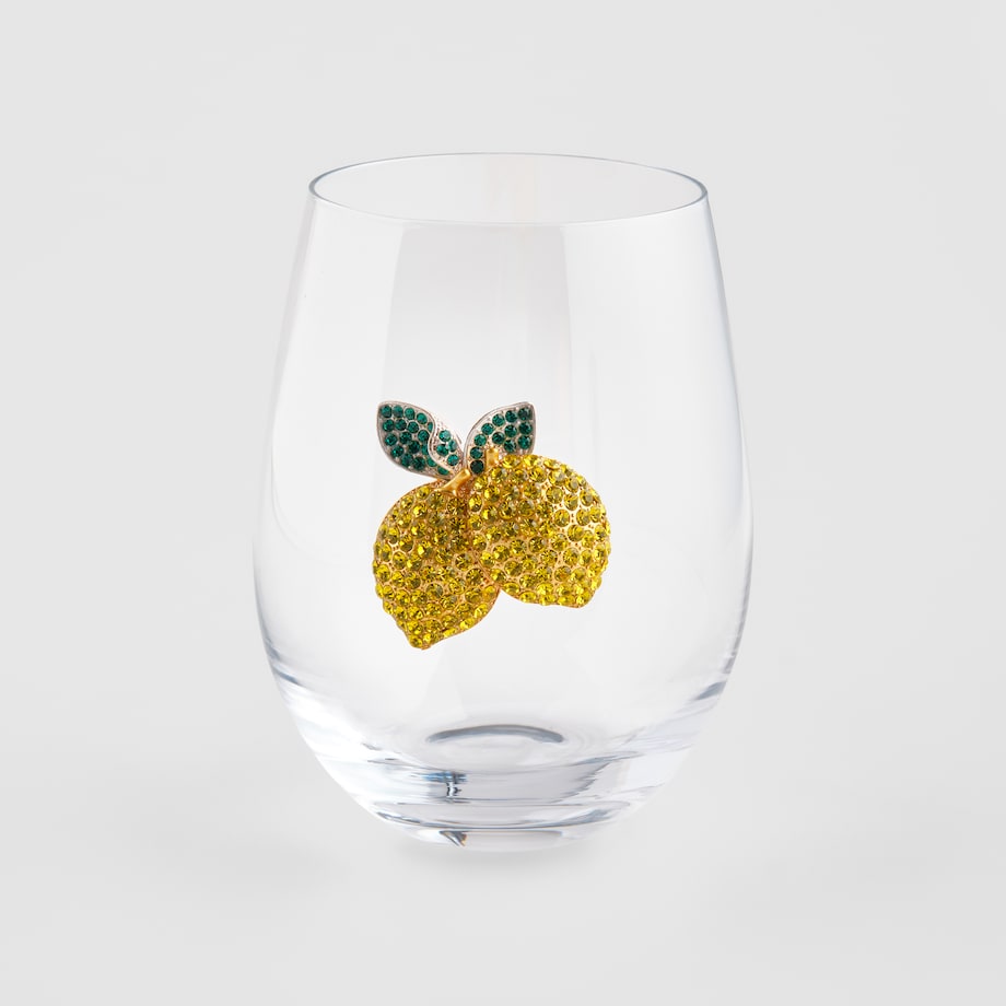 Szklanka Limoner z motywem owoców