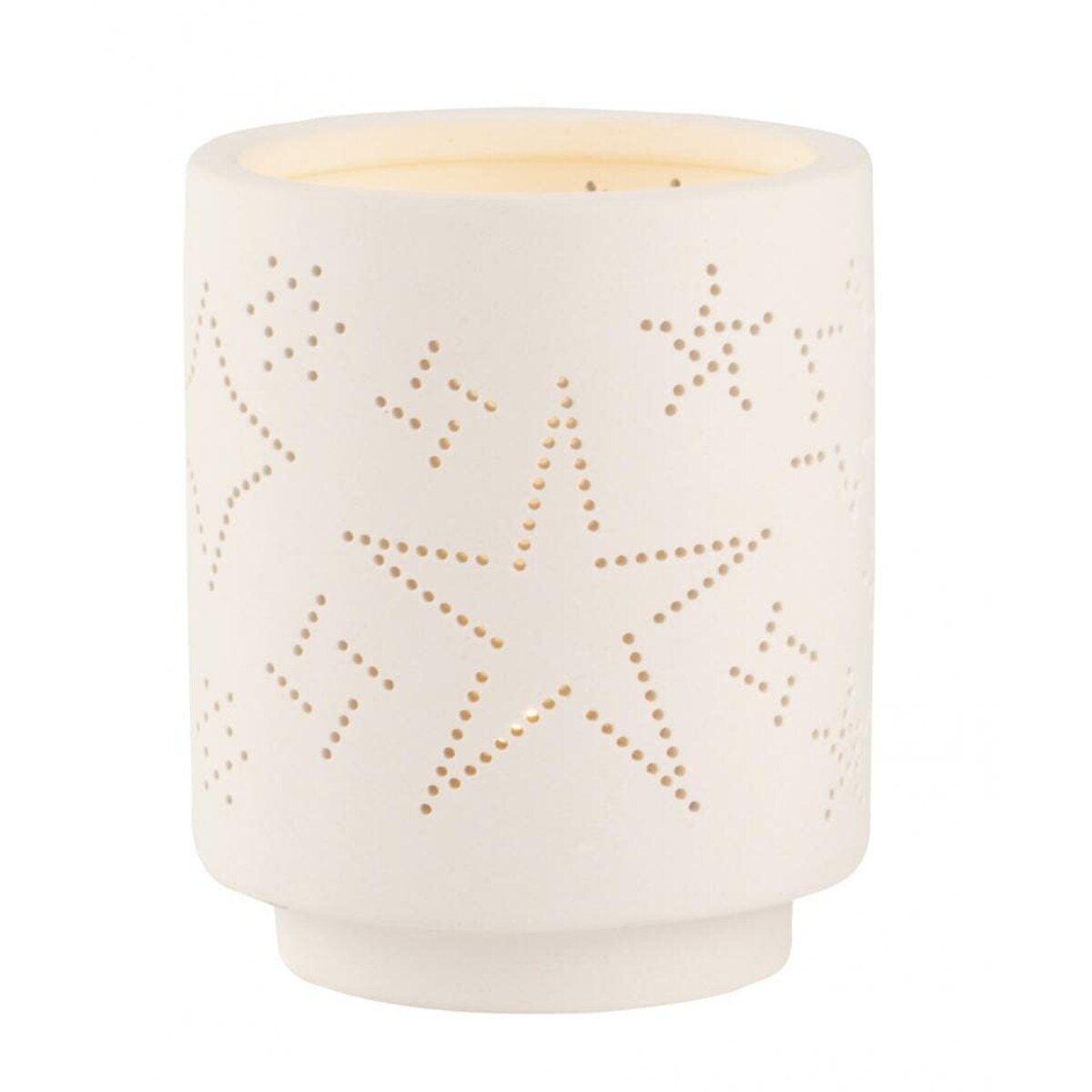 Zestaw 3 świeczników z motywem zimowym