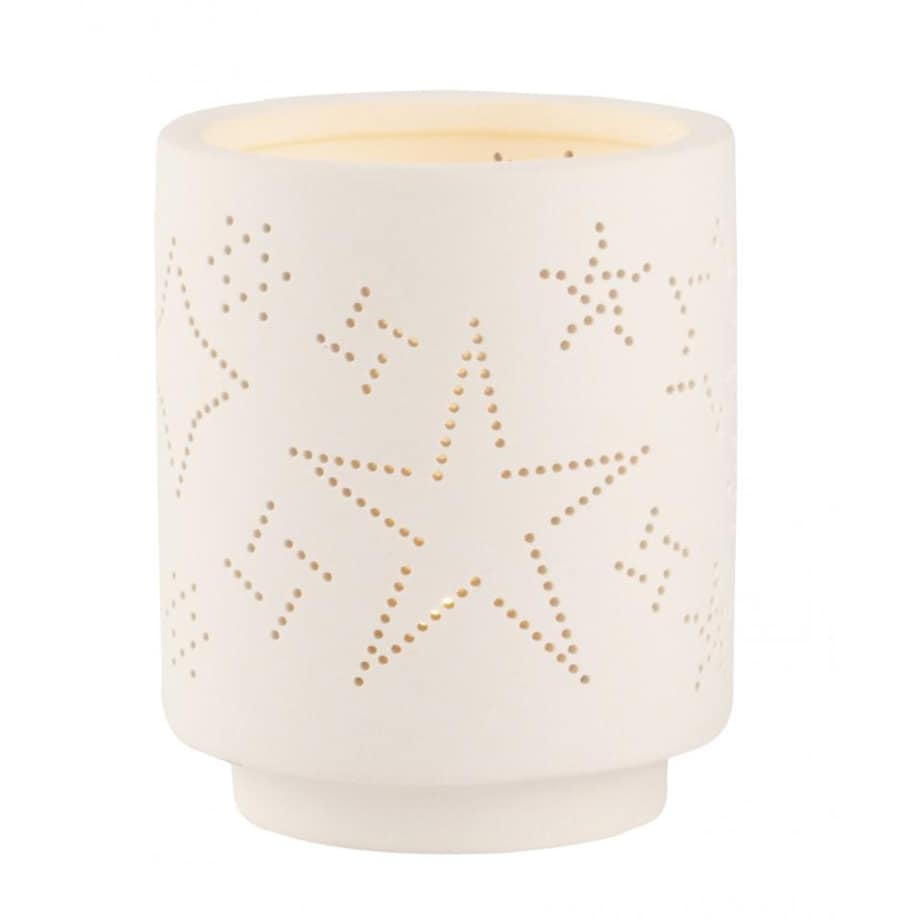 Zestaw 3 świeczników z motywem zimowym