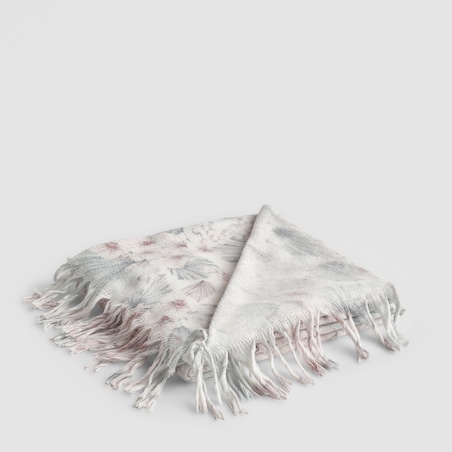 Wzorzysty koc Meuniso 130x150 cm z wzorem kwiatowym