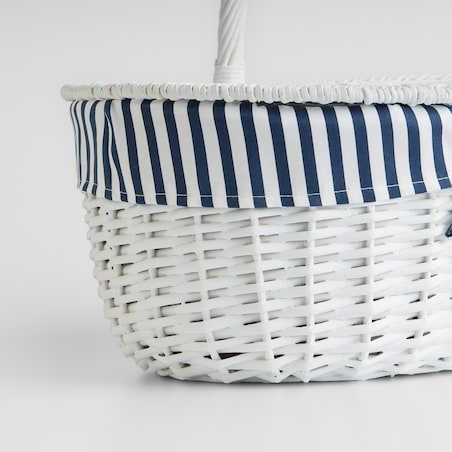 Koszyk z rączką Karson w paski