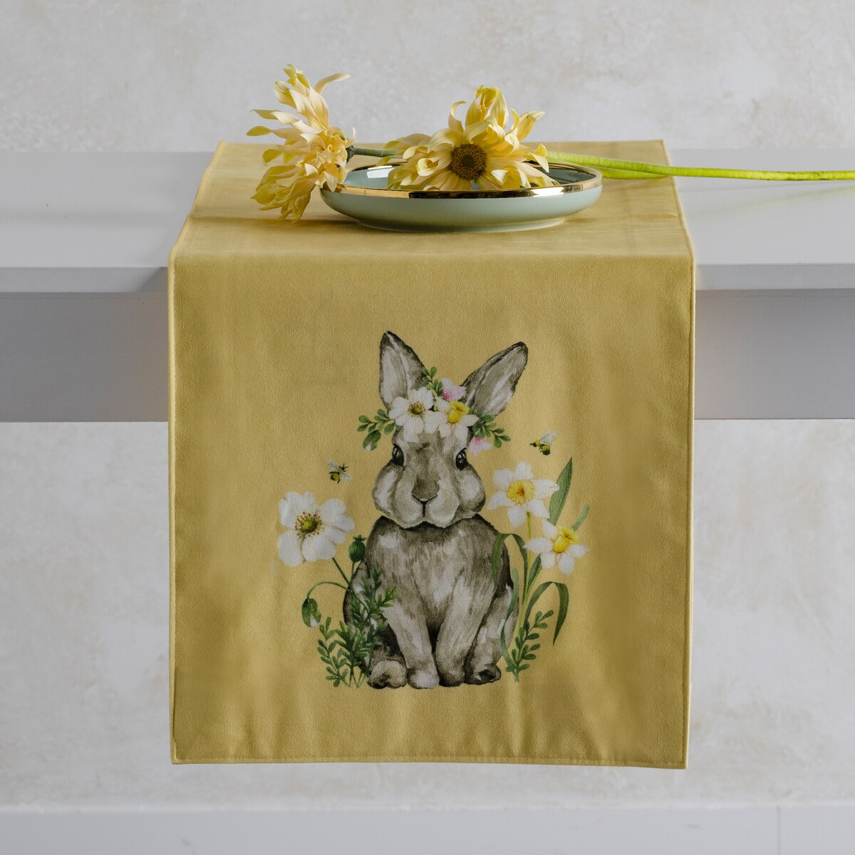 Bieżnik Rabbiflower 35x180 cm