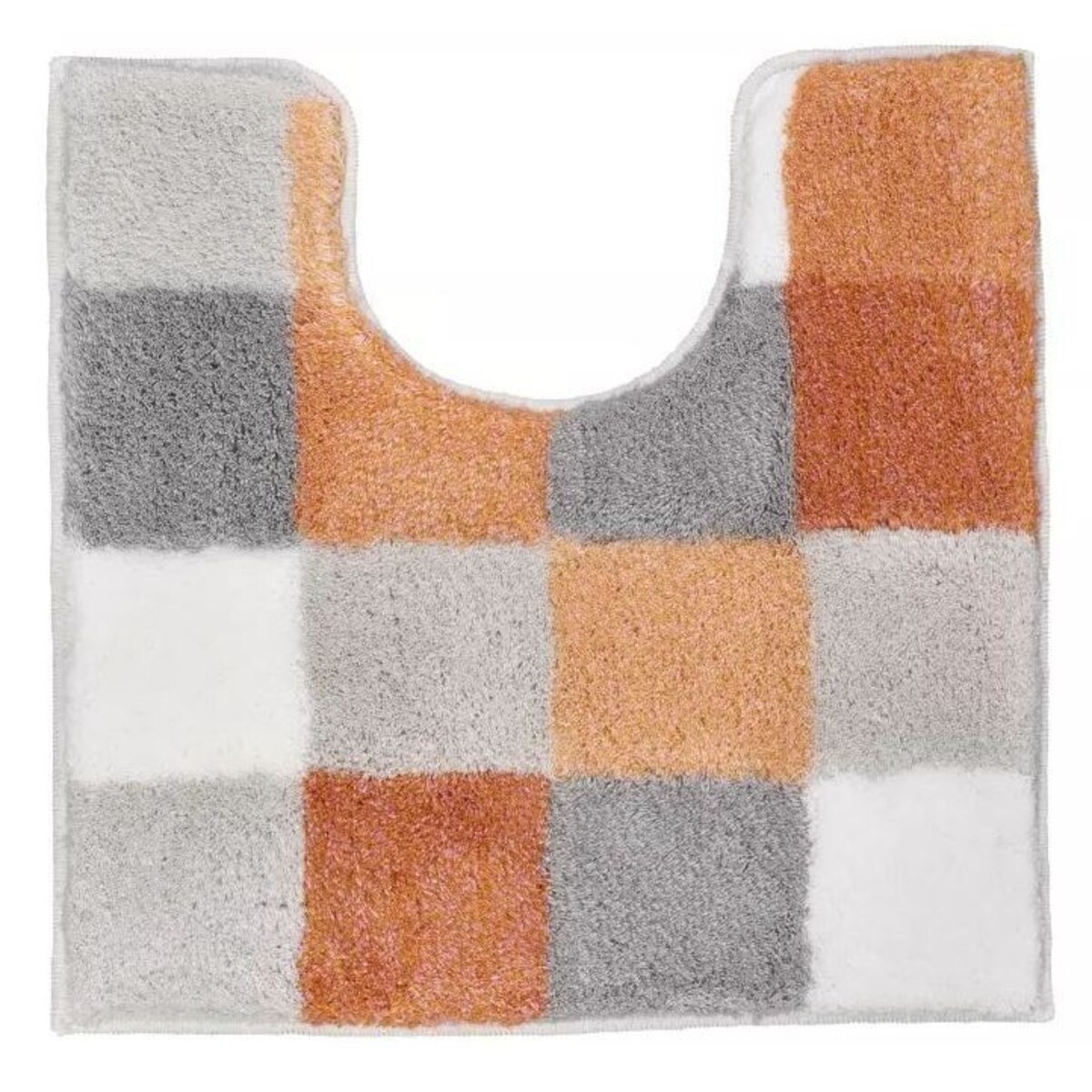 Kleine Wolke Caro Dywanik WC pomarańczowy 55x 55 cm wysokie runo premium poliakryl