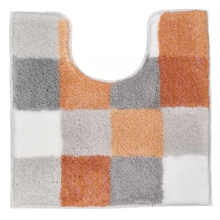 Kleine Wolke Caro Dywanik WC pomarańczowy 55x 55 cm wysokie runo premium poliakryl