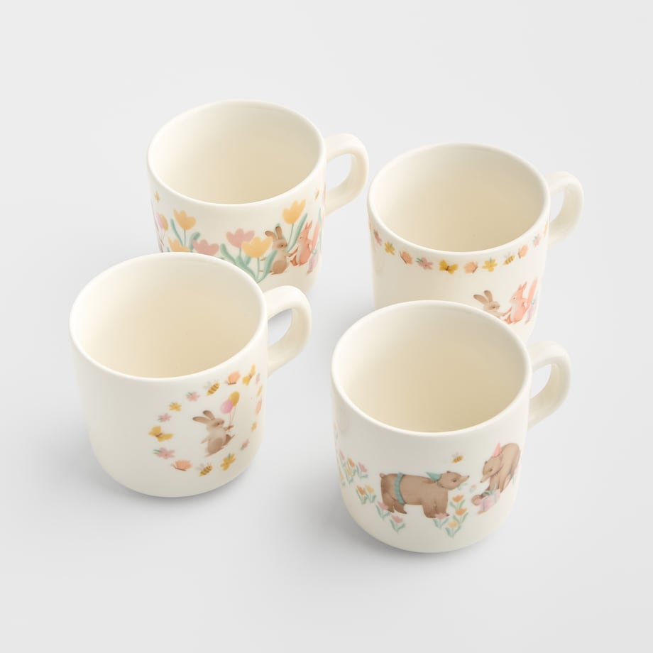 Komplet Kubków Ivy z motywem zwierzęcym