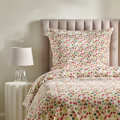 Pościel Z Mikrofibry Festiom 140x200 cm z motywem mikołaja