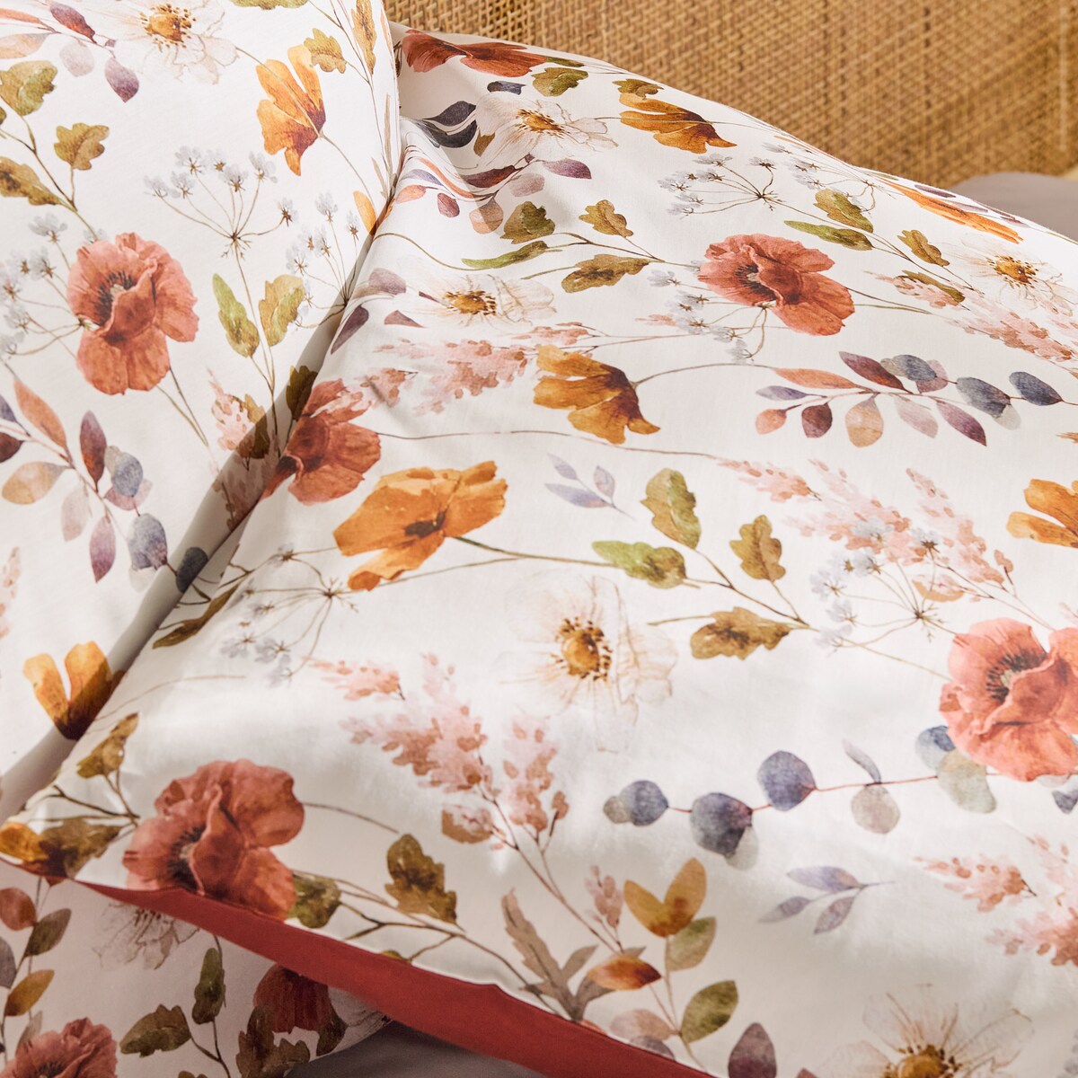 Pościel z bawełny satynowej Lorea 200x220 cm z motywem kwiatowym