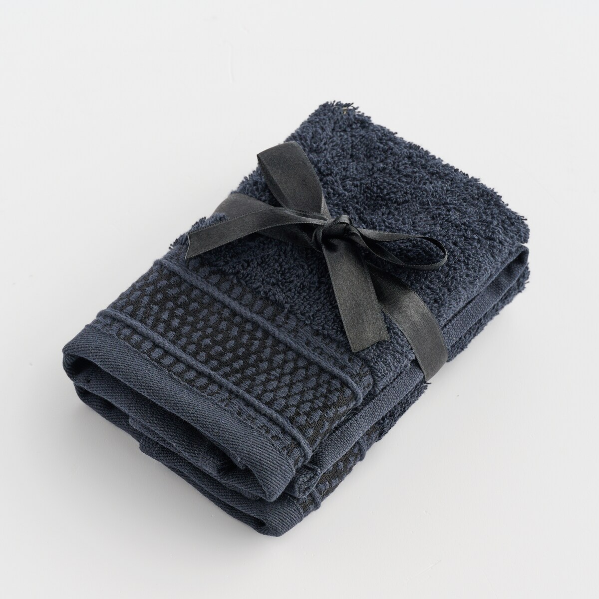 Komplet 2 szt. ręczników z bawełny egipskiej do twarzy lub do rąk Destellito 30x30 cm