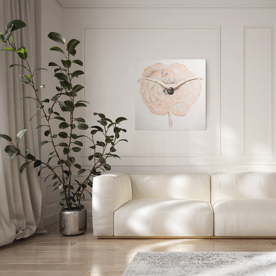 Ręcznie zdobiony obraz Flowerlady