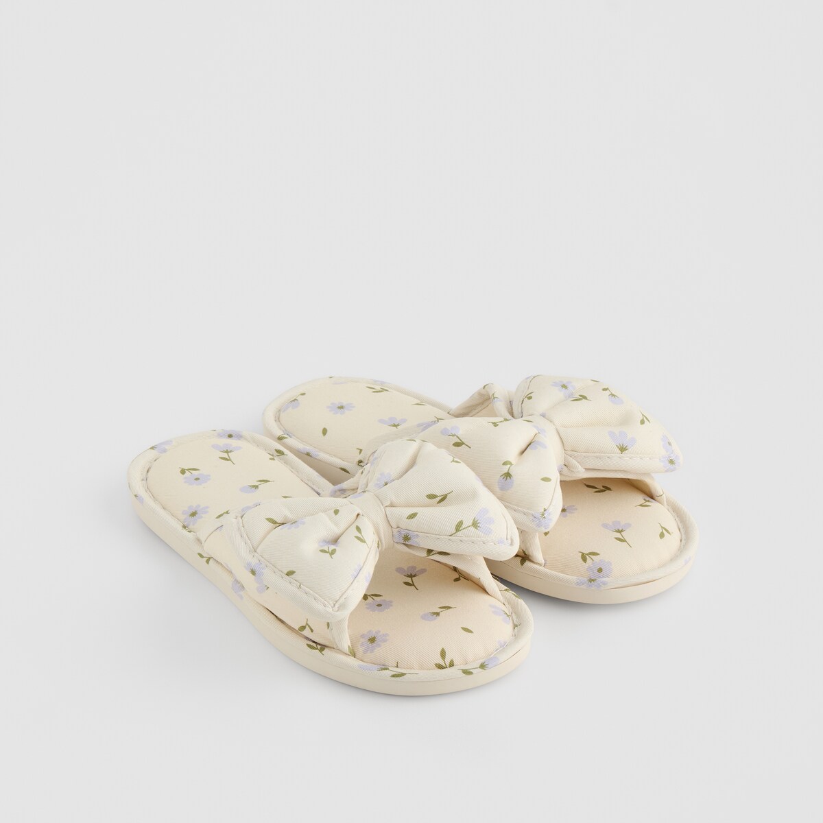 Kapcie Avis z motywem kwiatowym 39/40