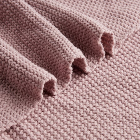 Jednokolorowy koc dzianinowy Zoltane 130x170 cm