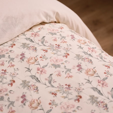 Pościel z bawełny satynowej Talula 160x200 cm z wzorem kwiatowym