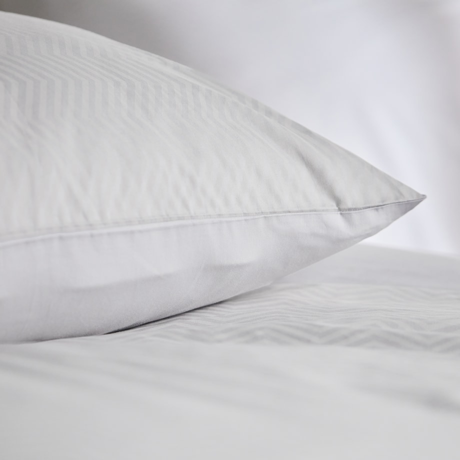 Pościel z bawełny satynowej Samjon 140x200 cm z motywem geometrycznym