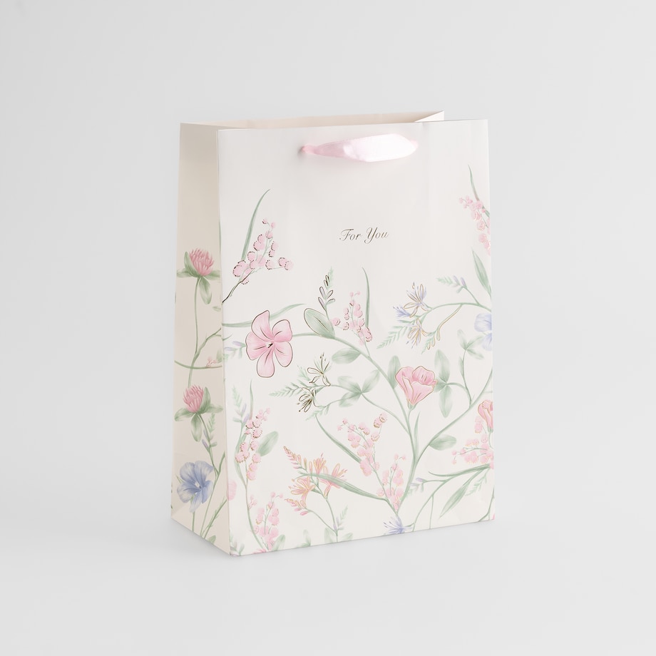 Torba Prezentowa Kiros z motywem kwiatowym