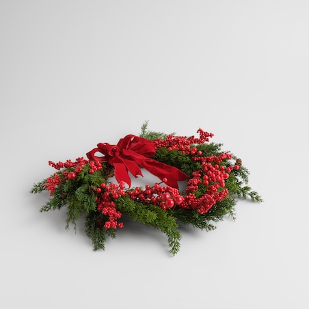 Wianek Inge z motywem roślinnym