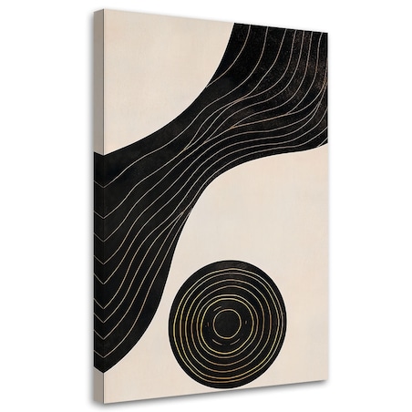 Feeby Obraz do salonu, Abstrakcja Linie Koło 40x60