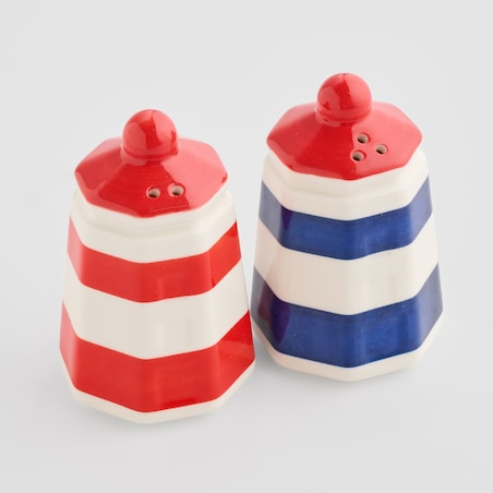 Solniczka I Pieprzniczka Ancorare z motywem morskim