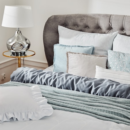 lampa stołowa z dmuchanego szkła pearce