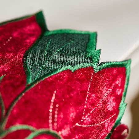 Bieżnik Haftowany Poinsetto 35x180 cm