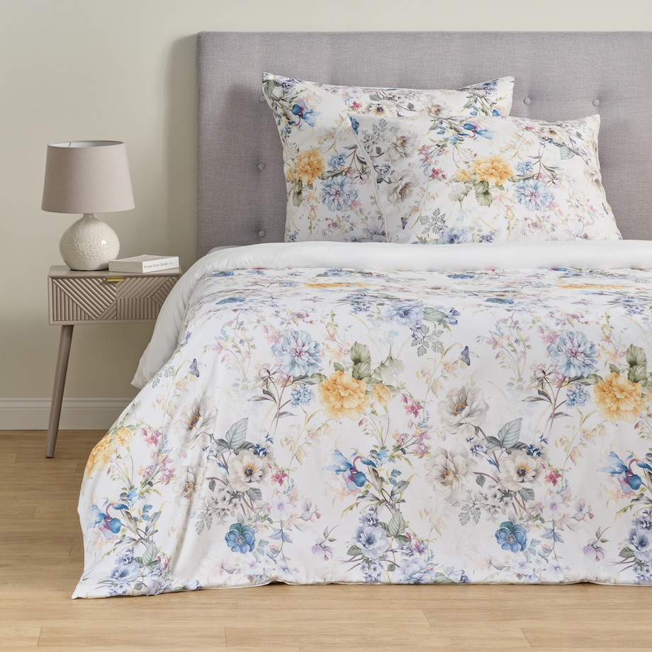 Pościel Z Mikrofibry Lizo 160x200 cm z motywem kwiatowym