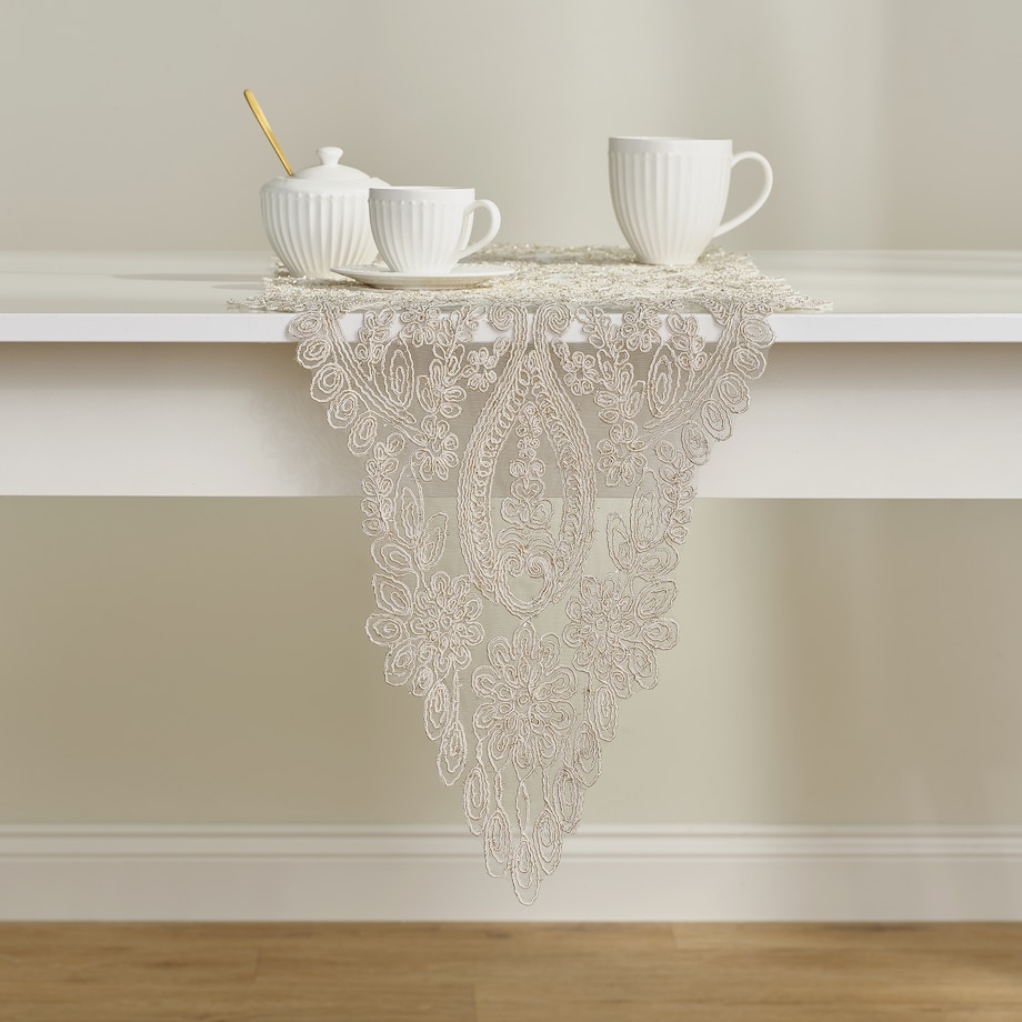 Bieżnik Haftowany Selestiano 35x174 cm