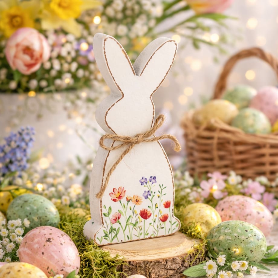 Figurka Flower rabbit