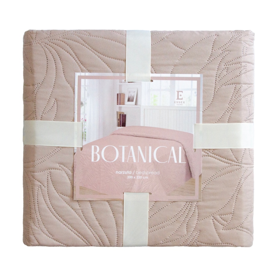 Jednokolorowa narzuta na łóżko Botanical 170x210 cm