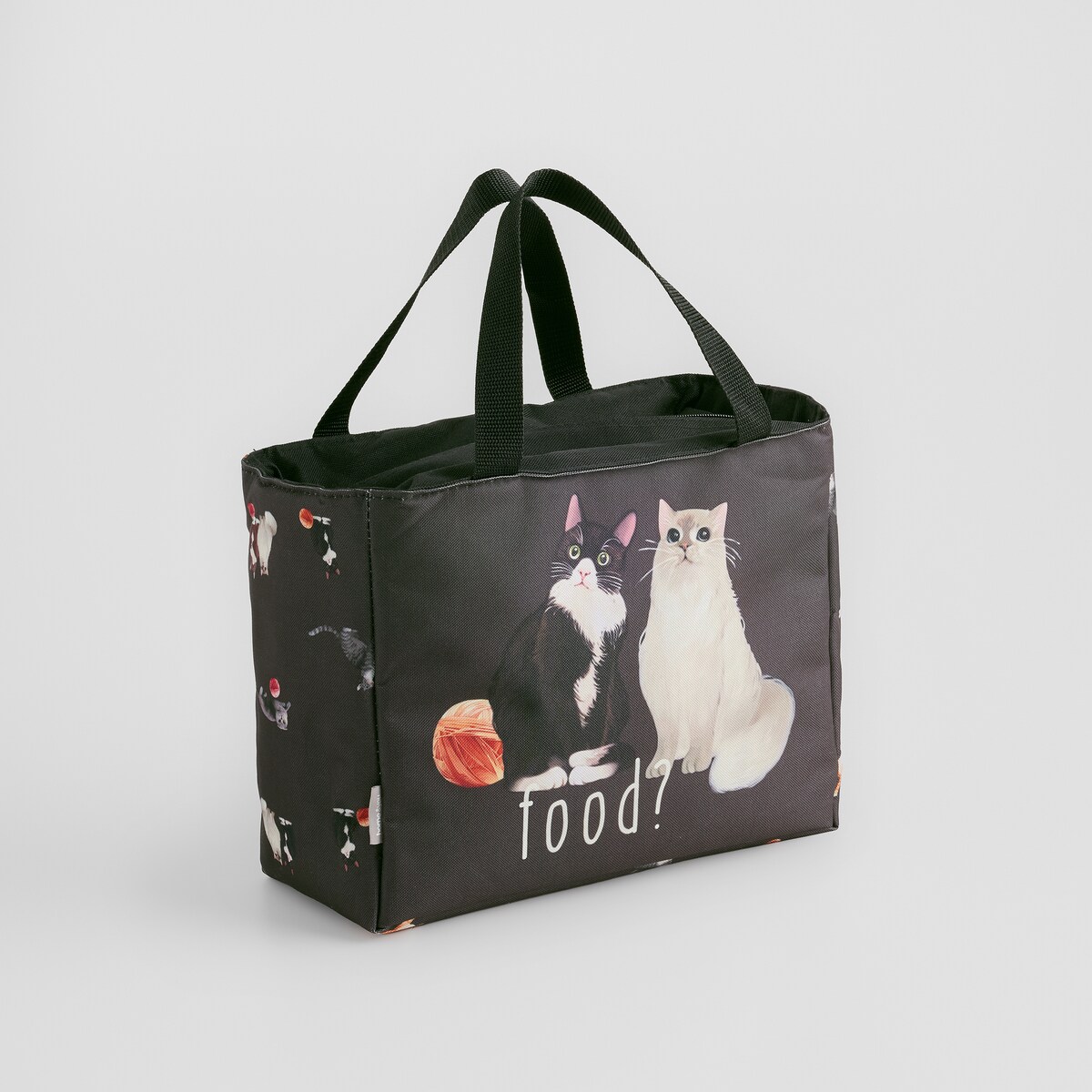 Torba Na Lunch Gattino 15x30 cm z motywem zwierzęcym