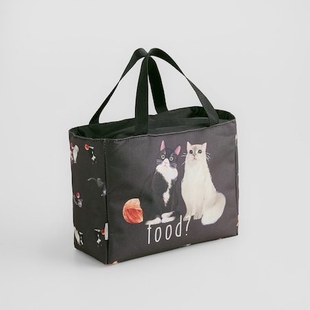 Torba Na Lunch Gattino 15x30 cm z motywem zwierzęcym