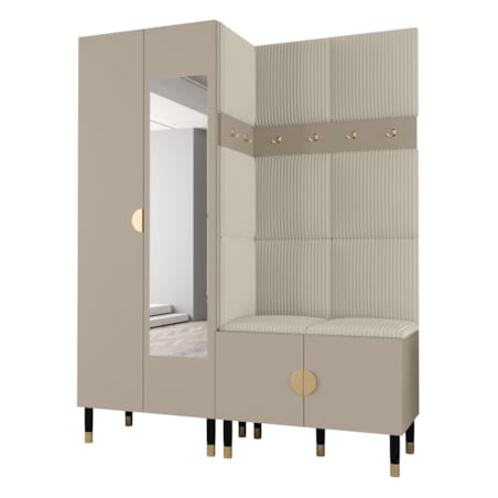 Garderoba do przedpokoju Abiks PALERMO 14 kaszmir+poso100