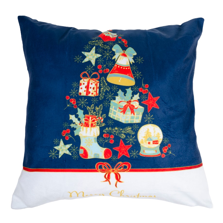 Poszewka Welwetowa Xmas miracle 40x40 cm