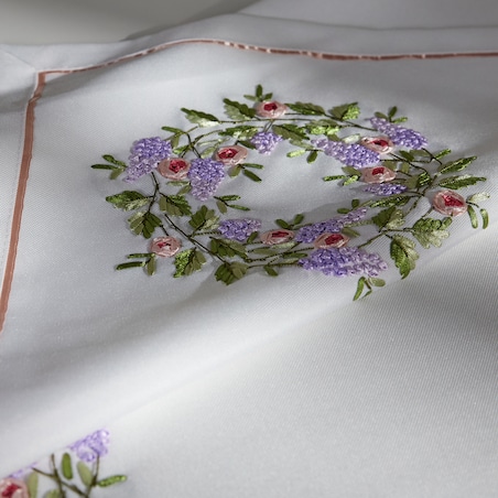 Serweta Fionis 80x80 cm z motywem kwiatowym