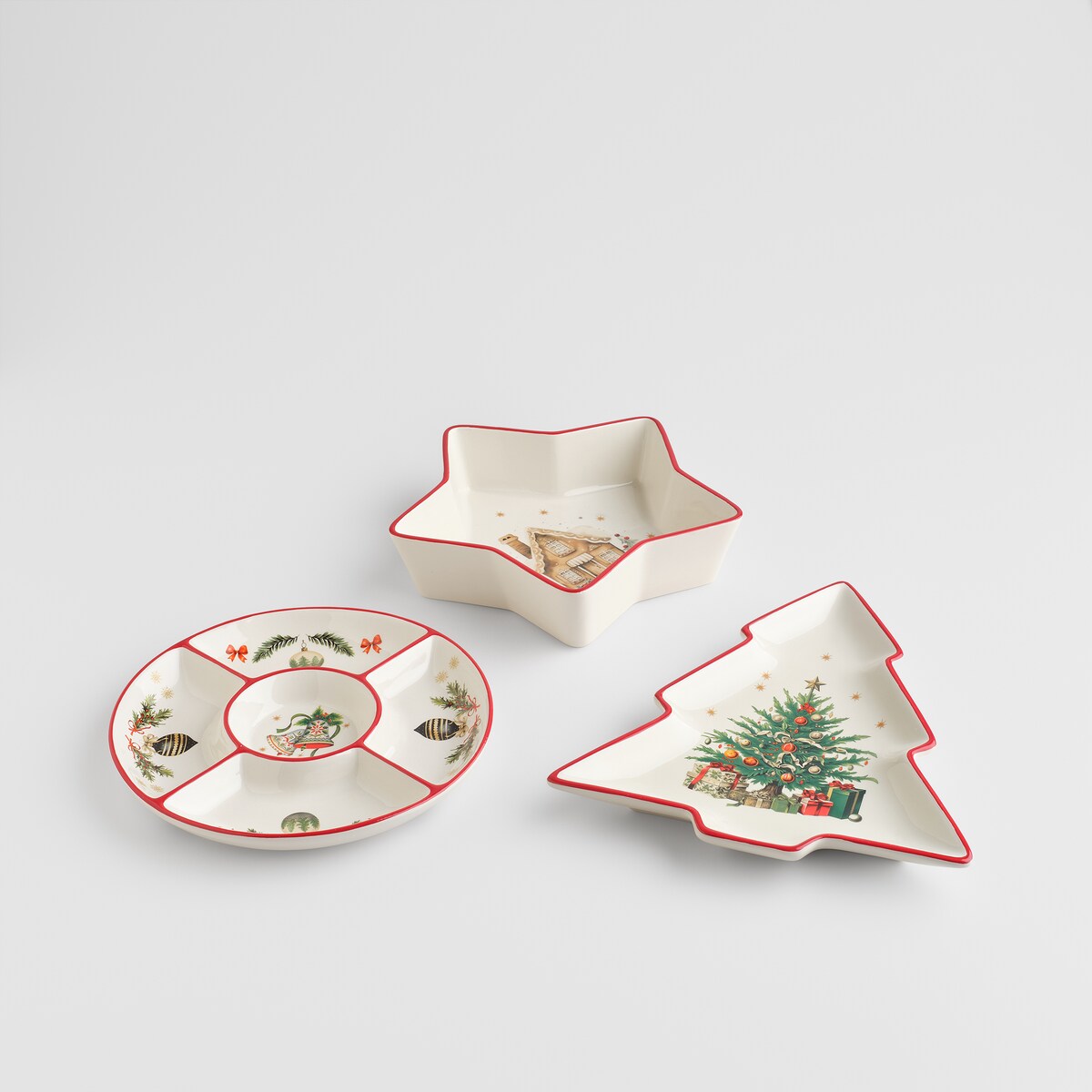 Patera Villago z motywem choinki