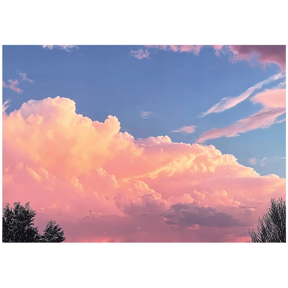 Fototapeta Do Sypialni Salonu Na Flizelinie Niebo Natura Różowy 250x175