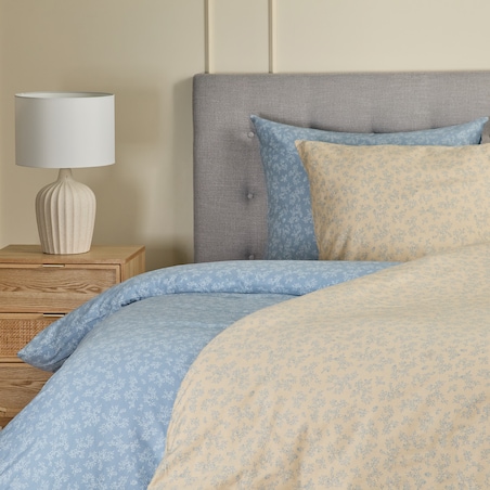 Pościel z bawełny satynowej Rosmarin 160x200 cm z motywem roślinnym