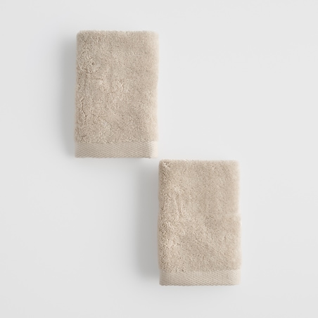 Komplet 2 szt. ręczników z bawełny egipskiej do twarzy lub do rąk Spa 30x30 cm