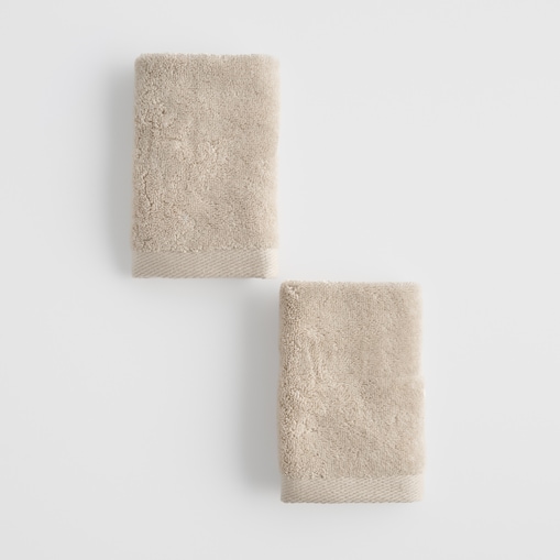 Komplet 2 szt. ręczników z bawełny egipskiej do twarzy lub do rąk Spa 30x30 cm