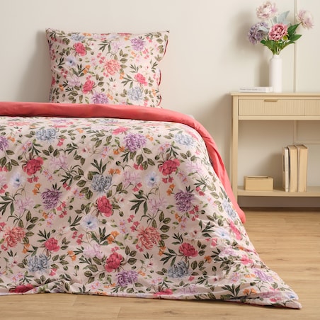 Pościel Bawełniana Tenebrosa 140x200 cm z motywem kwiatowym