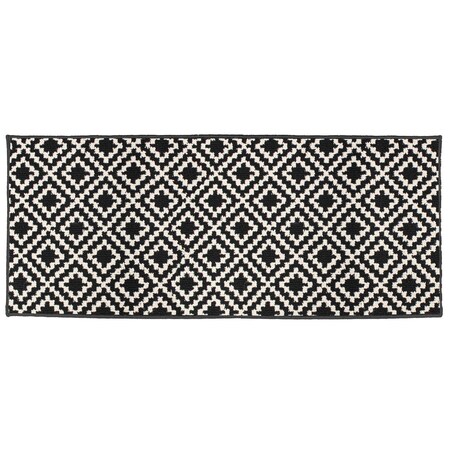 Chodnik do kuchni LOSIBI, beżowo-czarny, skandynawski wzór