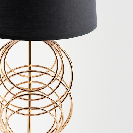 Tarmina lampa stołowa z metalową podstawą