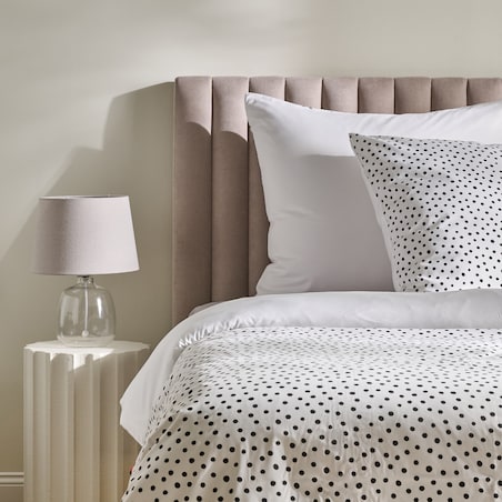 Pościel Z Mikrofibry Folmina 160x200 cm w groszki