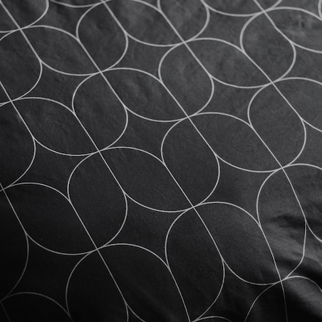 Pościel z bawełny satynowej Mistose 160x200 cm z motywem geometrycznym