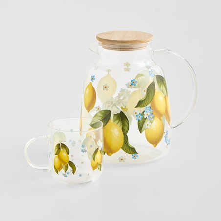 Szklanka Lemondi z motywem owocowym