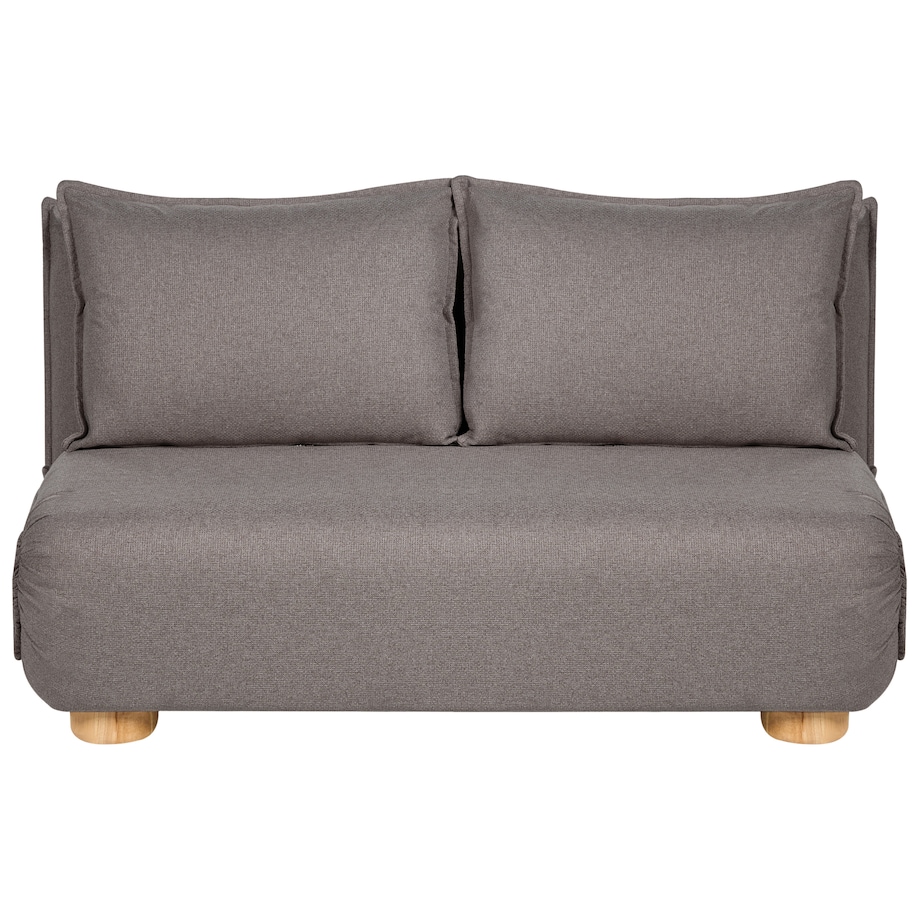 Sofa rozkładana dla 2 osób ABISKO Len syntetyczny